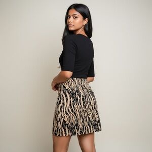 The Hanger Tiger Print Pencil Skirt | Animal Print